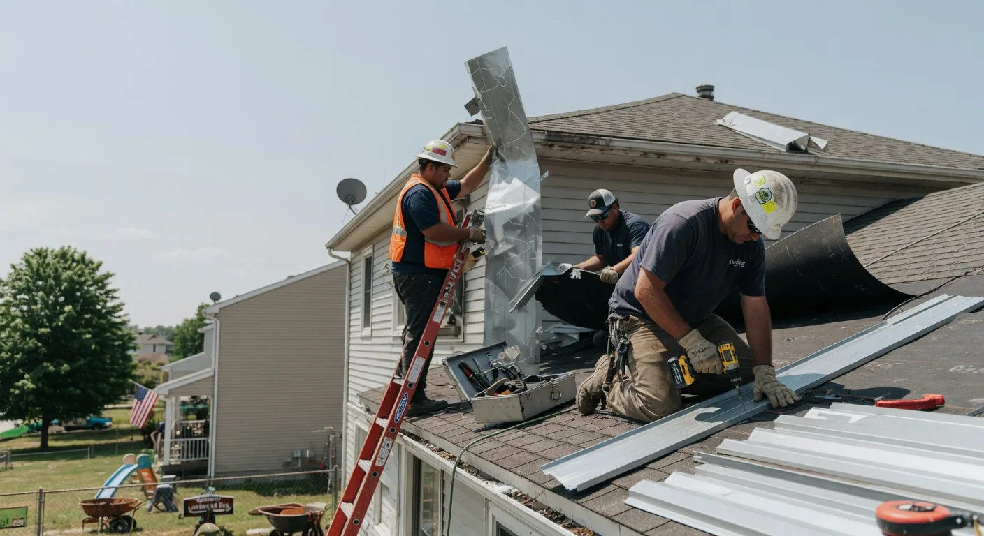 Metal Roof Repair in Elwood, KS